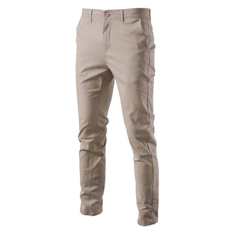 Men's Breathable Business Thickened Cotton Casual Pants view 22