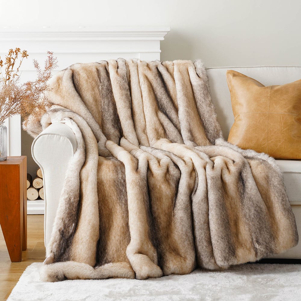 Fur Blanket Thickening Autumn And Winter Warm view 3