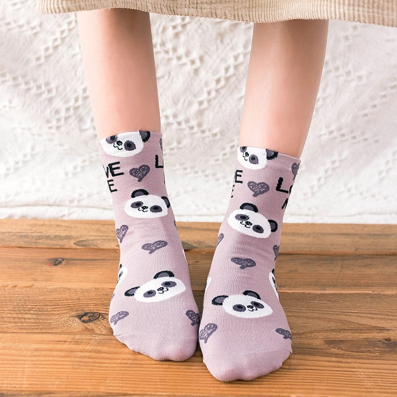 Preppy Style Wholesale Cotton Letter Animal Trendy Socks view 11