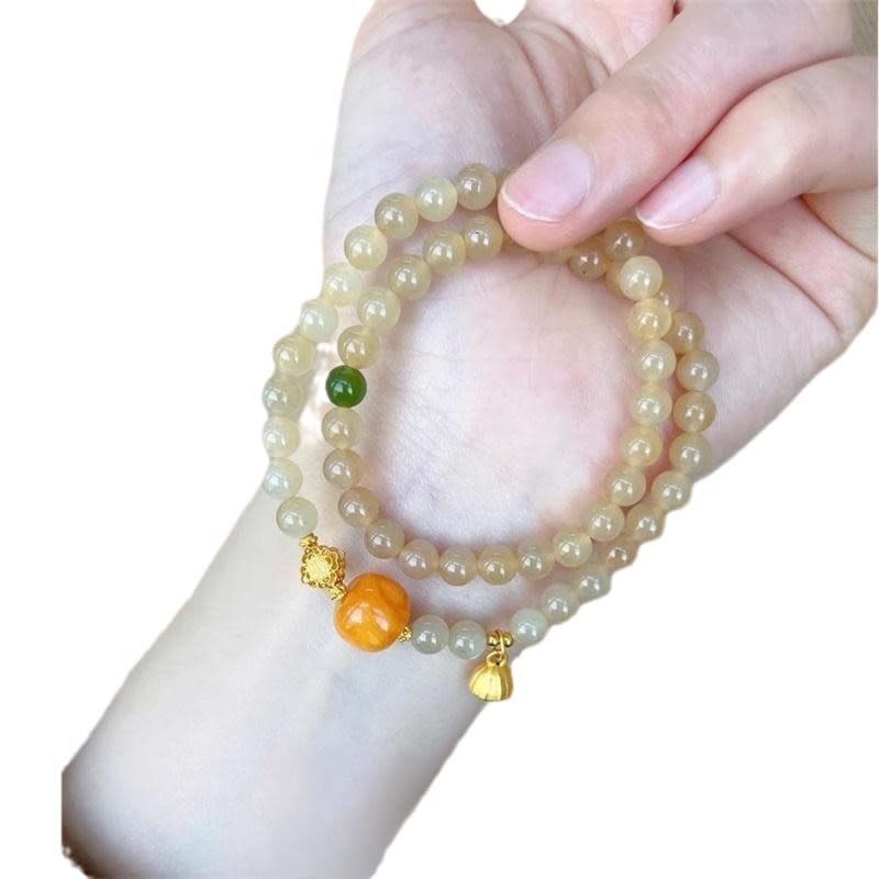 Double Circle Beaded Bracelet Niche Exquisite Bracelet view 13