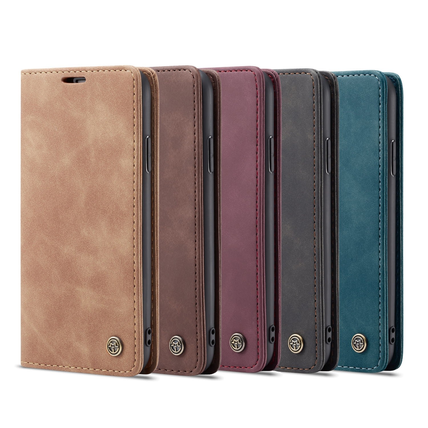 Multifunctional Leather Magnetic Phone Case Card Flip Protective Cover view 8