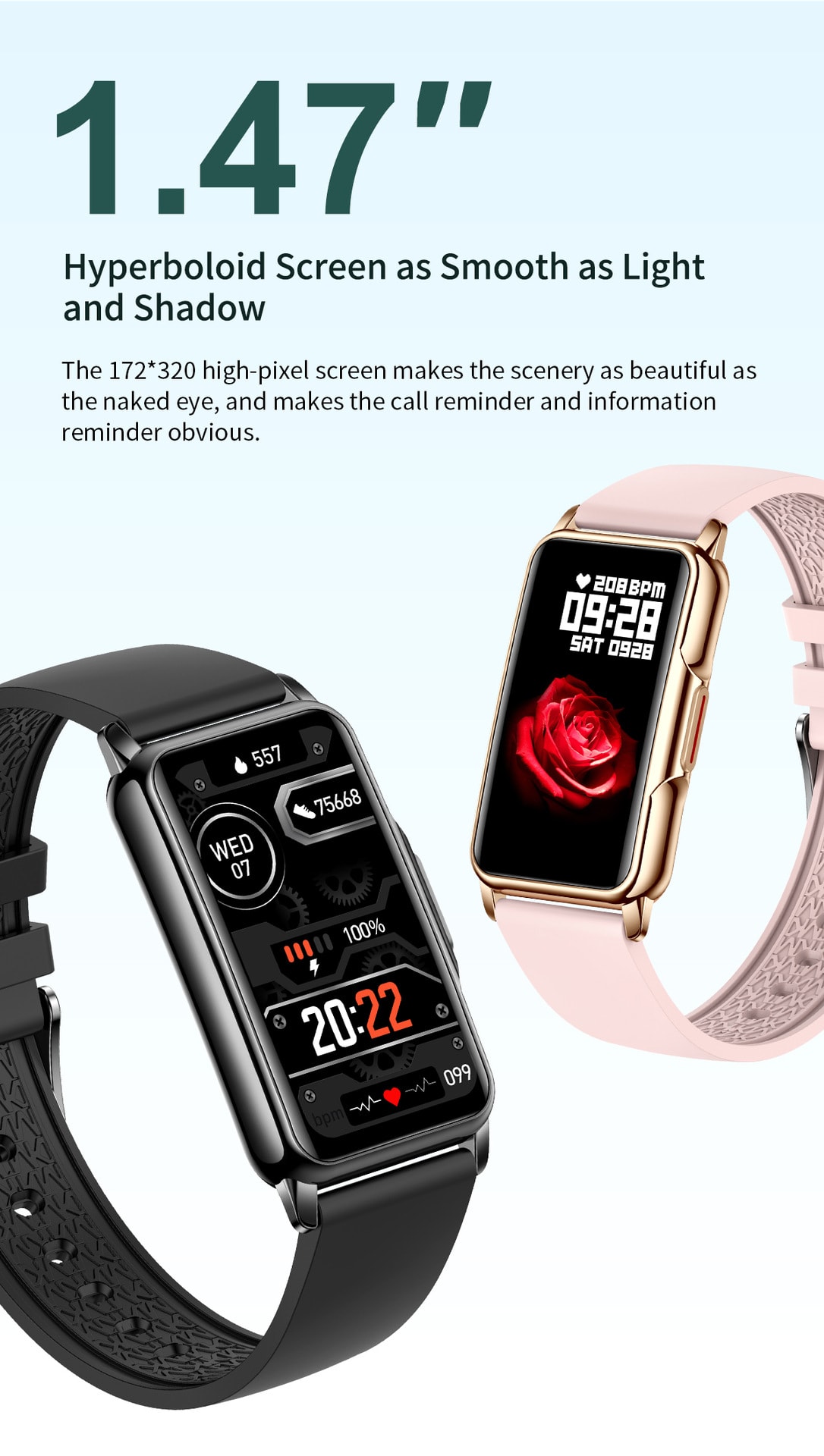 Outdoor Smart Sport Bracelet Multi-functional Health Monitoring Watch Women view 28