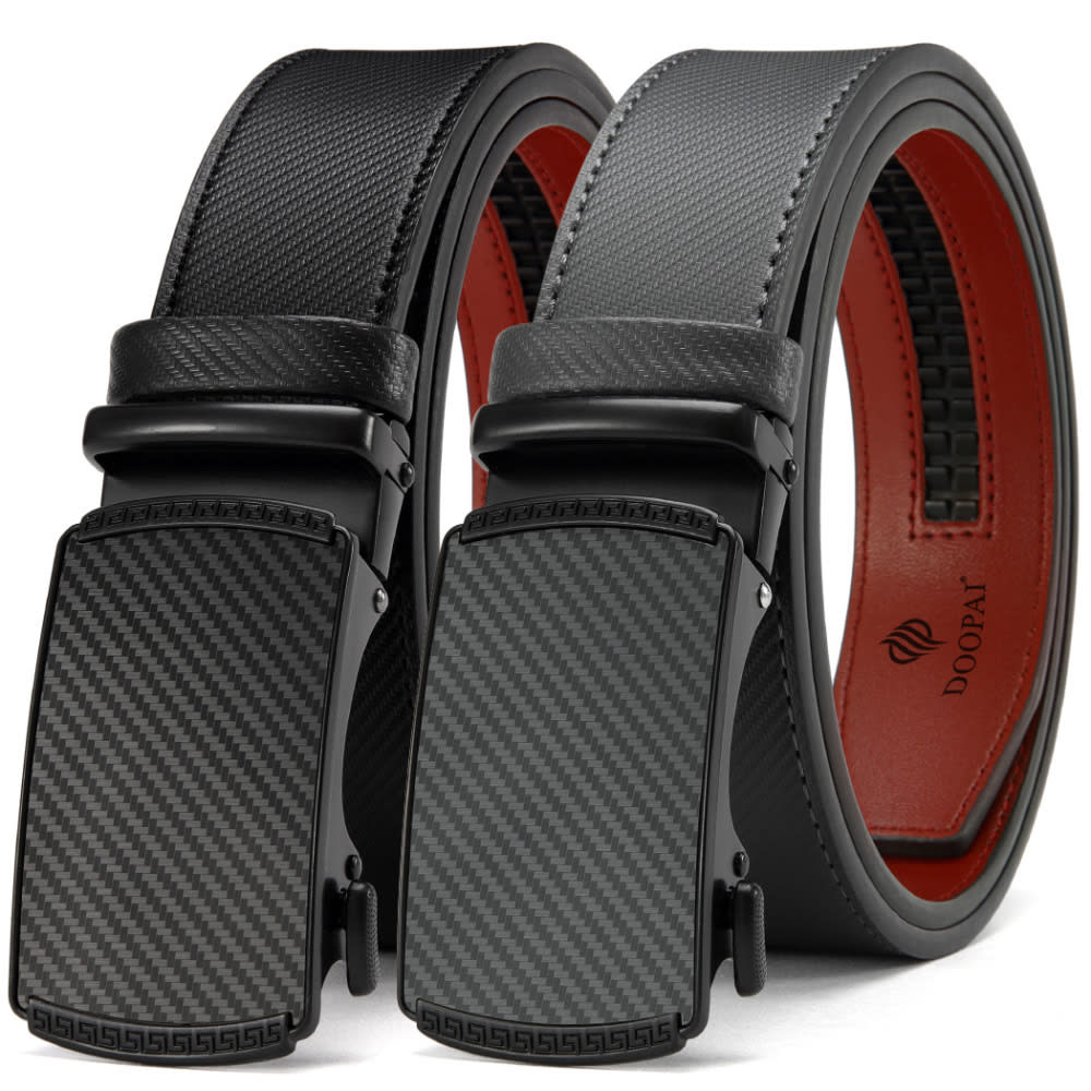Men's Belt Hot-selling Film Alloy Automatic Buckle Leather view 6
