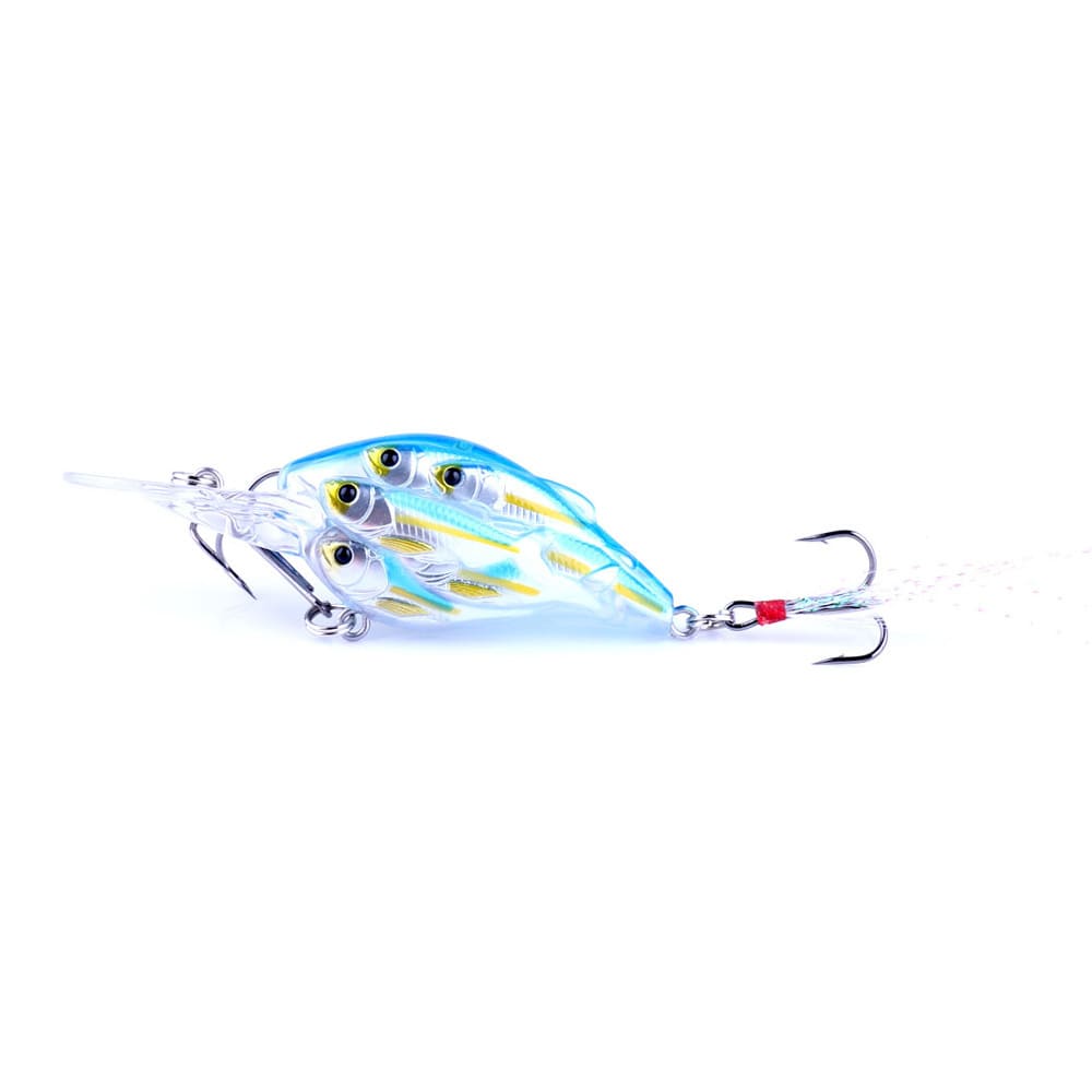 Fish Feather Hook Rock Lure Tossing Sea Fishing Floating Water Hard Bait view 27