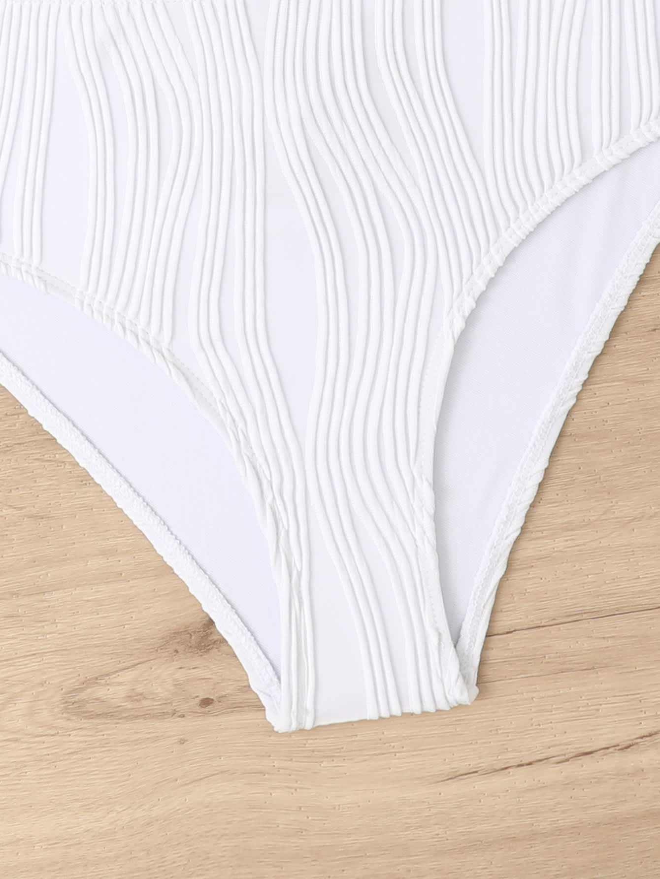 Fashion High Waist Apron Conservative Swimwear view 11
