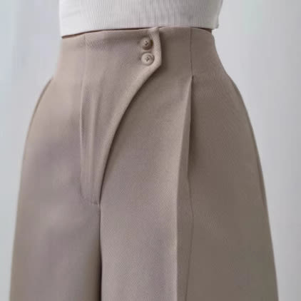 Women's Fashion Casual Straight Trousers view 7