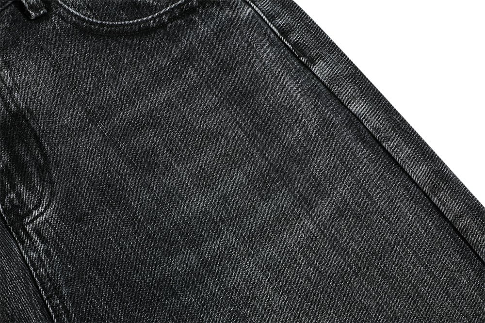 Retro Washing Water Denim Shorts Men view 14