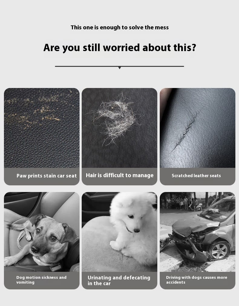 Pet Car Pet Bed Dog Safety Seat Multifunctional Dogs And Cats Pet Auxiliary Driving Supplies view 14