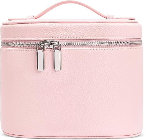 Elastic Band Leather Cosmetic Bag Large Capacity view 5