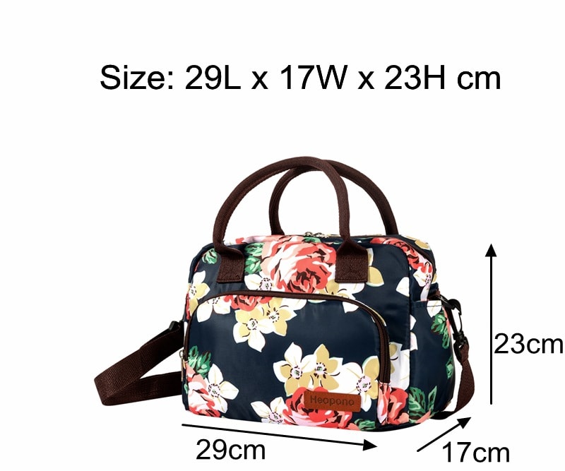 Oxford Cloth Insulation Portable Lunch Bag Outdoor view 15