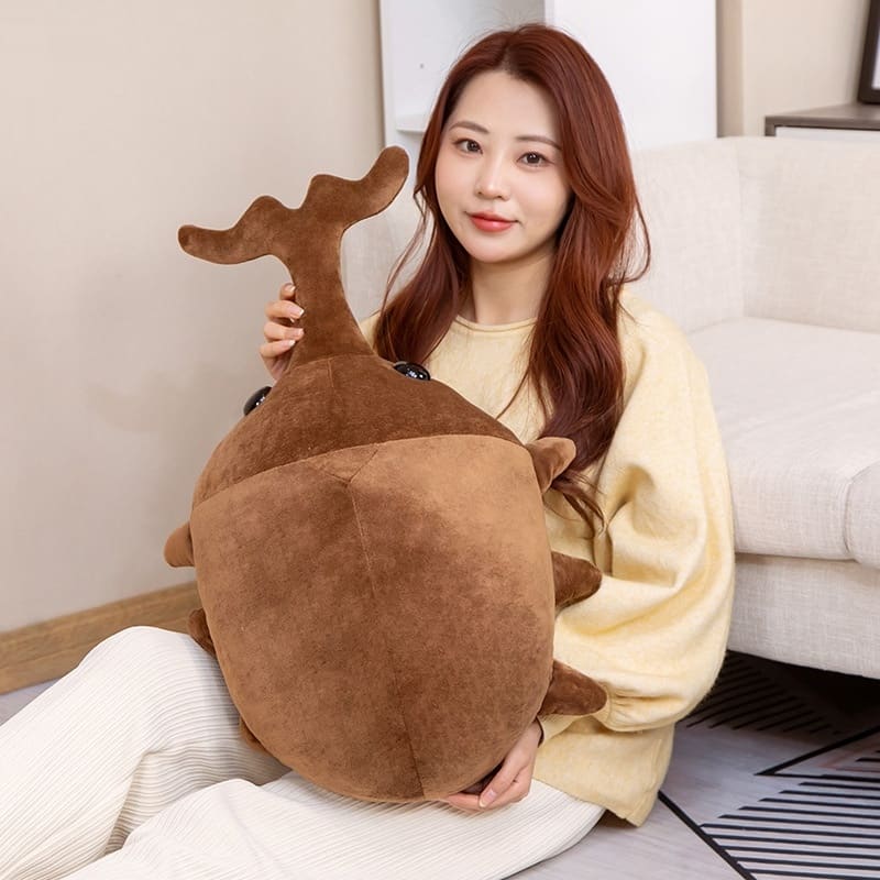Insect Series Plush Toy Pillow Bug Japanese Rhinoceros Beetle Giraffe Shovel Large Doll view 18