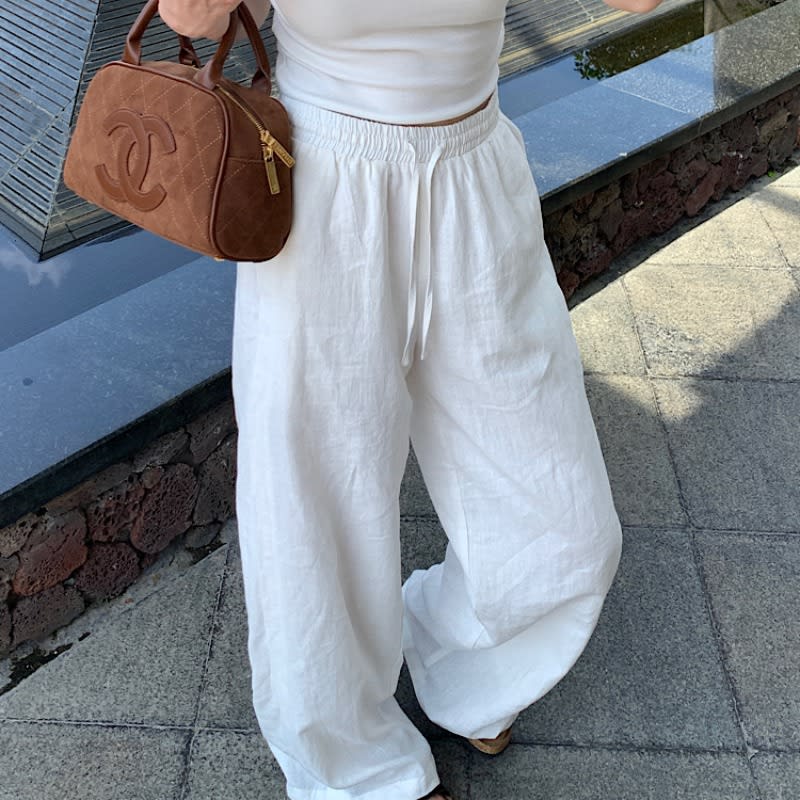 Loose Slimming And All-matching Casual Wide-leg Pants