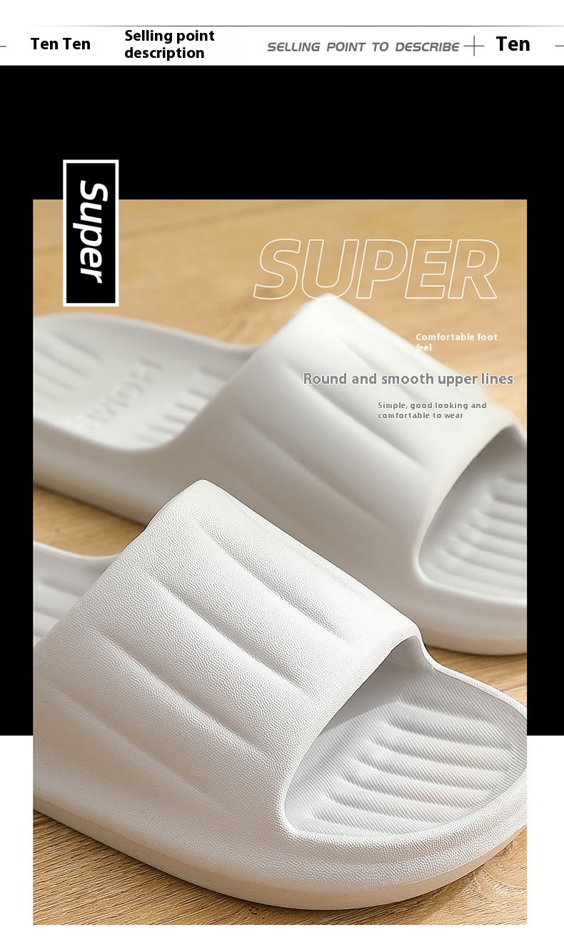 Eva Deodorant Household Bathroom Slip-on Slippers view 12