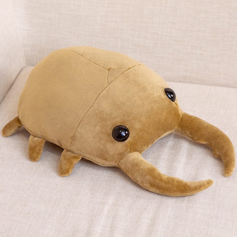 Insect Series Plush Toy Pillow Bug Japanese Rhinoceros Beetle Giraffe Shovel Large Doll view 3