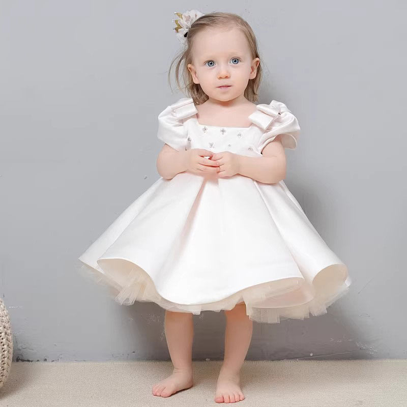 Baby Full-year Birthday Party Baby Puffy Gauze Princess Dress view 5