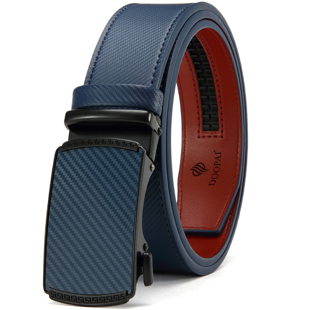 Men's Belt Hot-selling Film Alloy Automatic Buckle Leather view 10