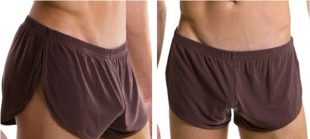 Men's Underwear Silky Round Edge Sports Underwear Home Shorts view 4