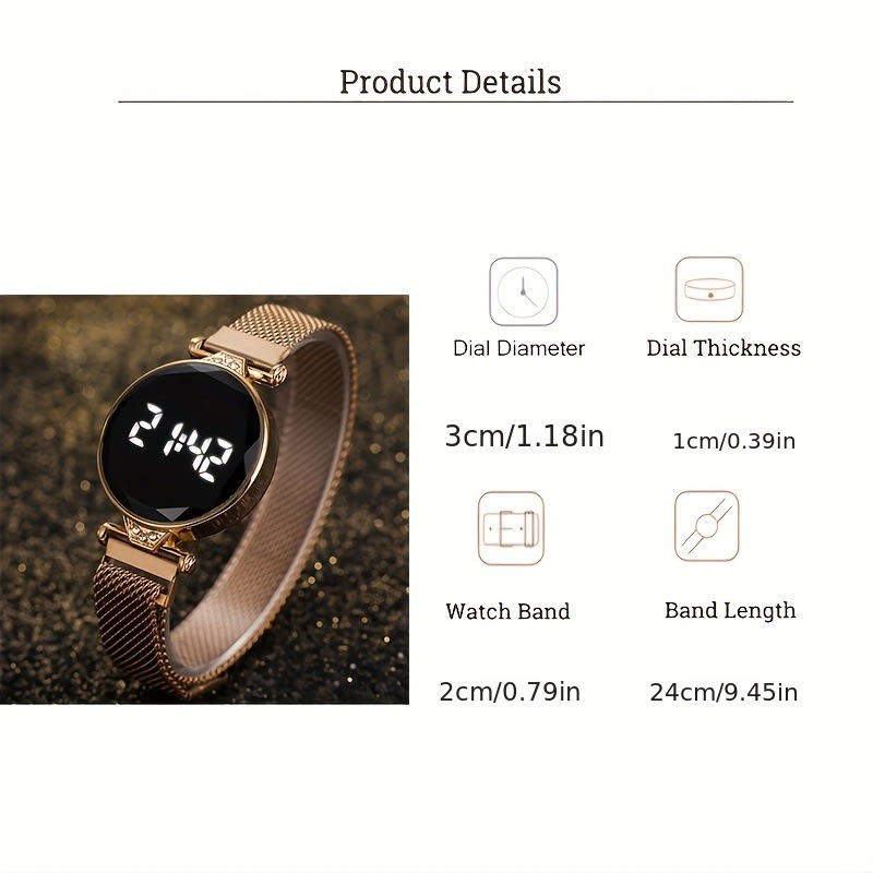 Electronic Watch LED Display Student view 13