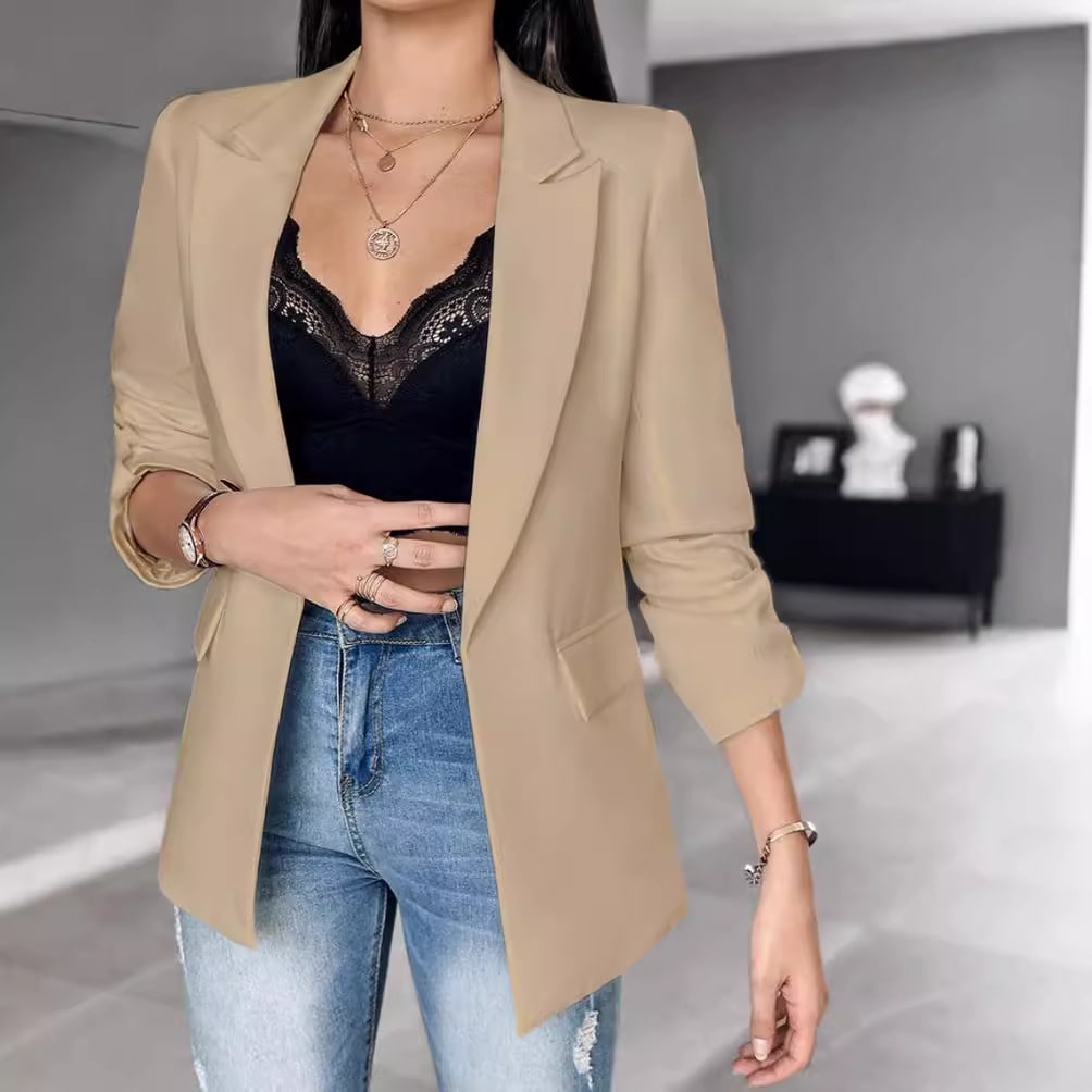 Long Sleeve Cardigan Suit Coat For Women view 7