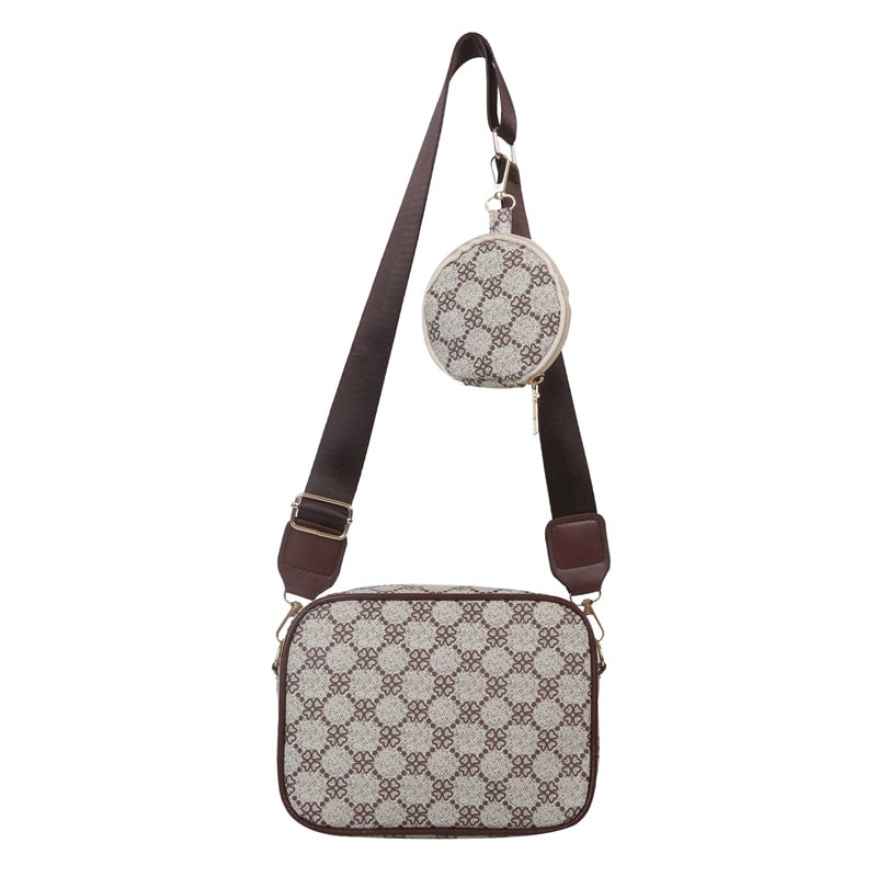 Vintage Pattern Crossbody Bags For Women Shoulder Shell Bag Trend Small Purse And Handbag Luxury Designer Female Square Bag Women's Bag view 11