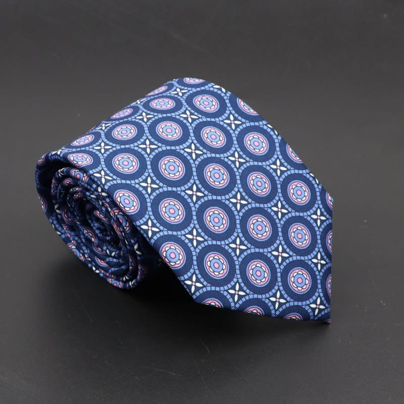 Super Soft Bohemian Silk Ties Men's Fashion 75mm Necktie view 50
