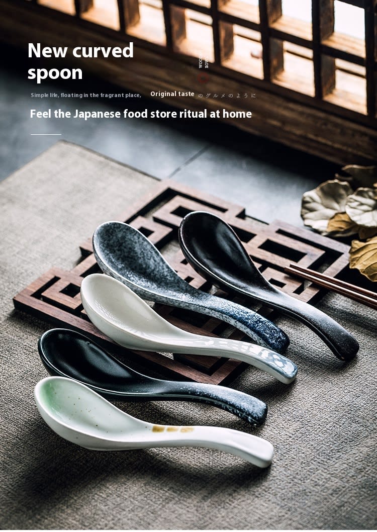 Household Hotel Restaurant Cooking Cutlery Creative Spoon view 15
