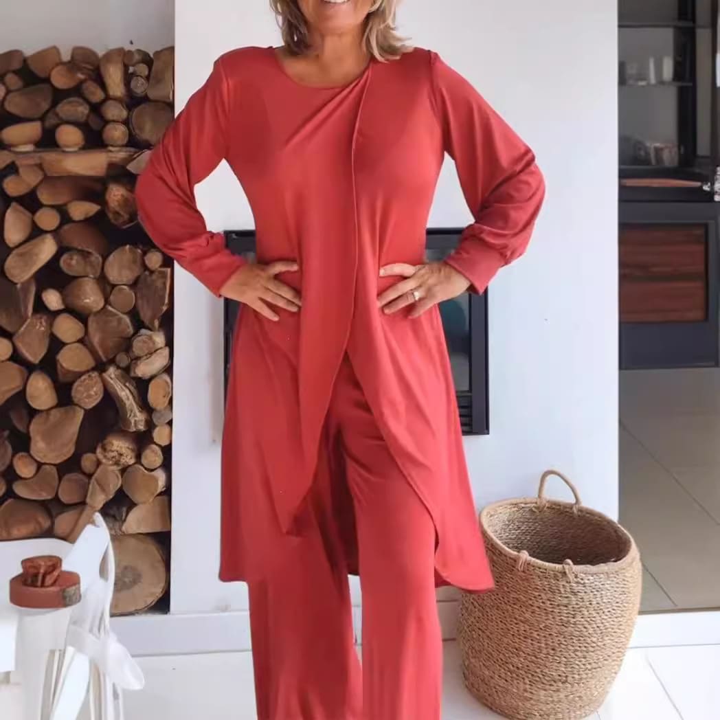 European And American Fashion Women's Wear Zigong NI Top And Trousers Suit view 9