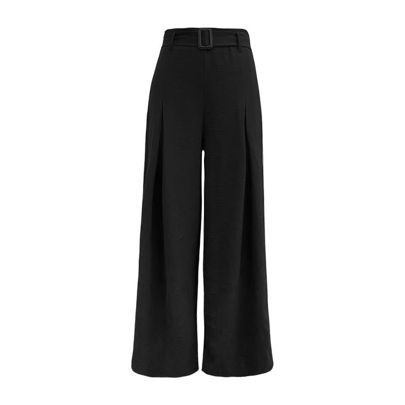 Foreign Trade High Waist Wide Leg Casual Trousers view 8