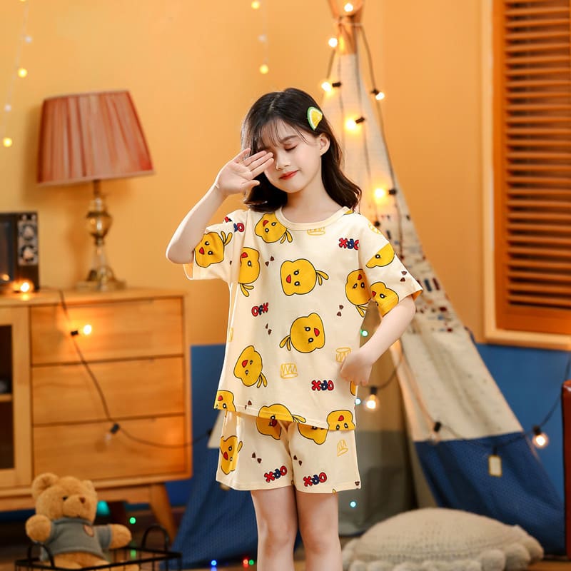 Children's Summer Short-sleeved Suit Homewear view 15