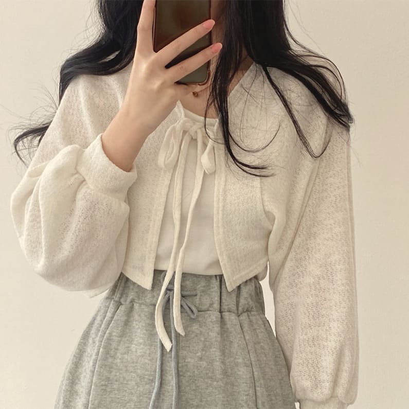 Sun Protection Cardigan Short Coat For Women view 12
