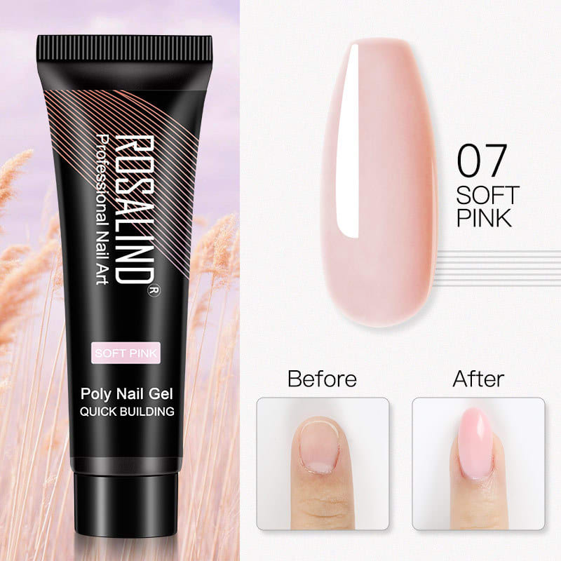 ROSALIND Manicure Extended Glue 15ml Crystal UV view 5