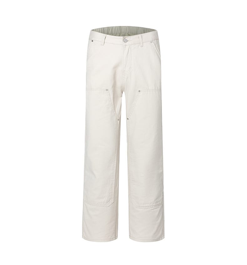 Double-knee Willow Logging Overalls Men's Loose Straight Casual Pants view 2