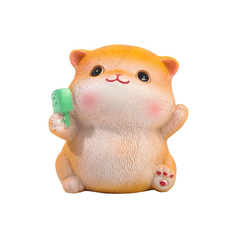 Cartoon Cute Cat Children's Room Cute Resin Decorations view 15