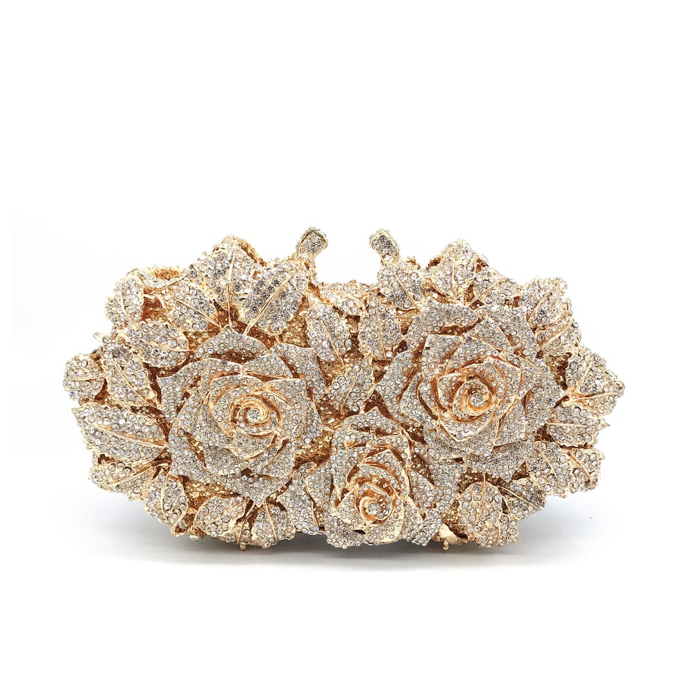 Hollow Rose Diamond Dinner Bag view 8