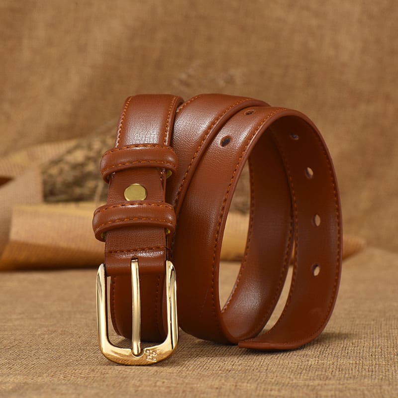 Retro Women's Fashion Double Ring Buckle Waist Seal view 6