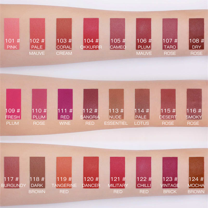 24 Color Lip Lacquer Lipstick Matte No Stain On Cup view 20
