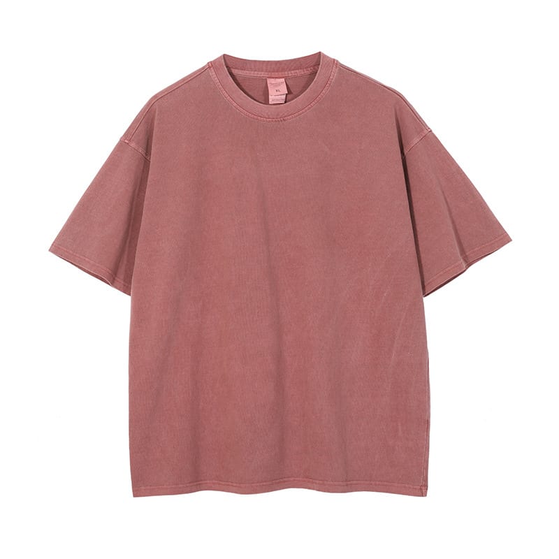 Washed And Worn Dyed Bright White Short Sleeve T-shirt view 7