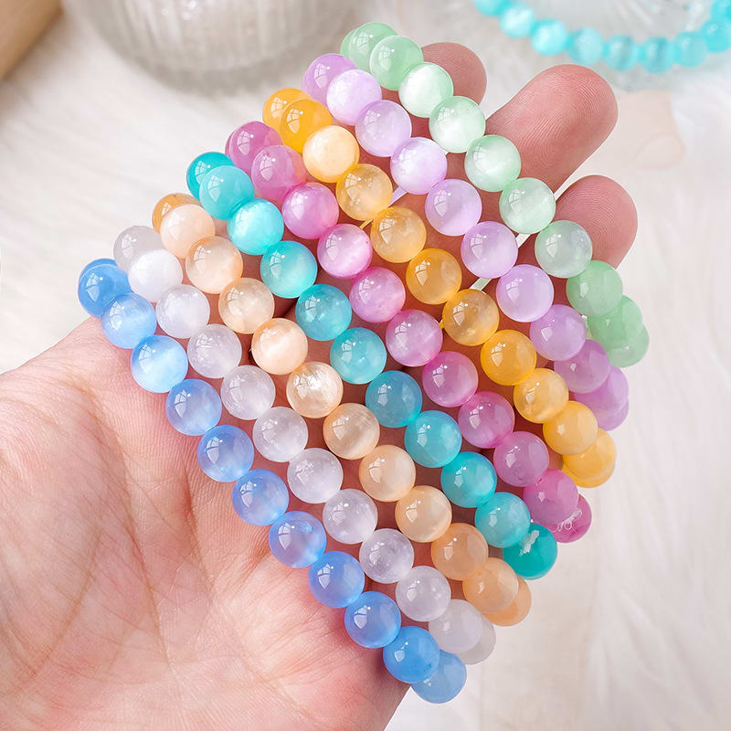 8mm Natural Crystal Stone Beads Bracelet view 17