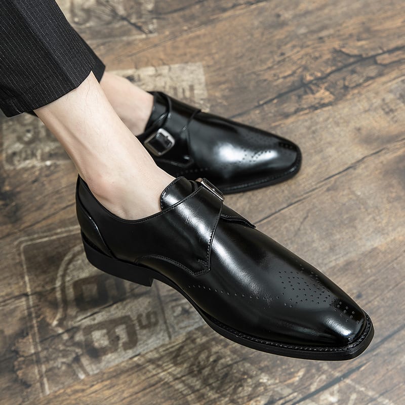 Plus Size Autumn Leisure Men's Breathable Leather Shoes view 5