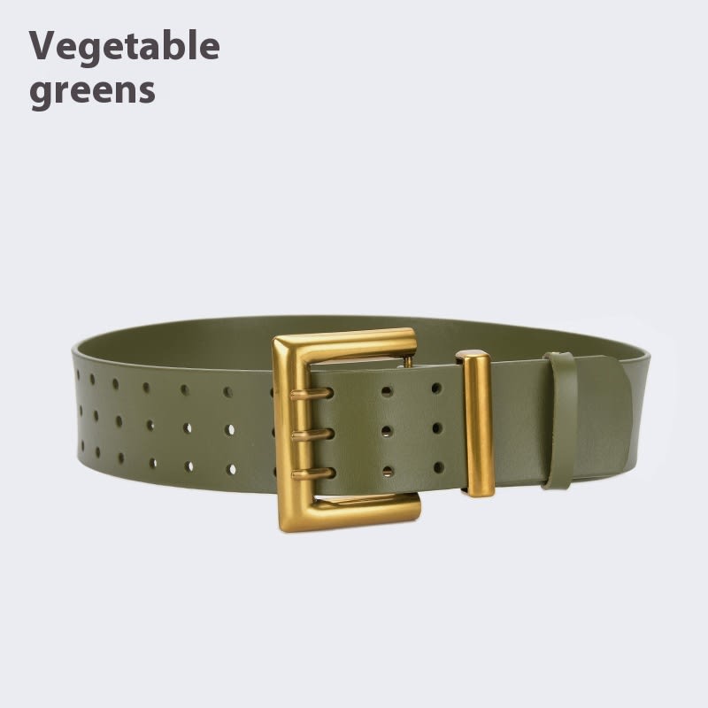 Three Button Waist Belt With Personalized Decorative Needle Buckle view 13