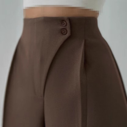 Women's Fashion Casual Straight Trousers