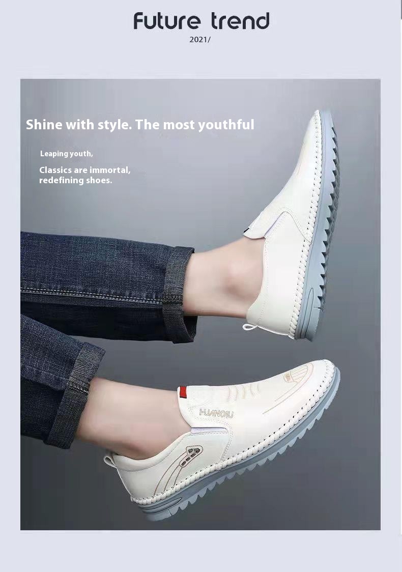 Men's Versatile Casual Soft Leather Shoes view 3