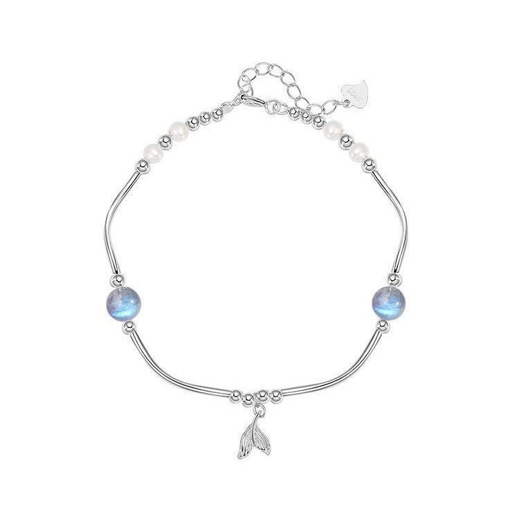 Pearl Fishtail Bracelet Light Luxury Female Summer Sweet view 5