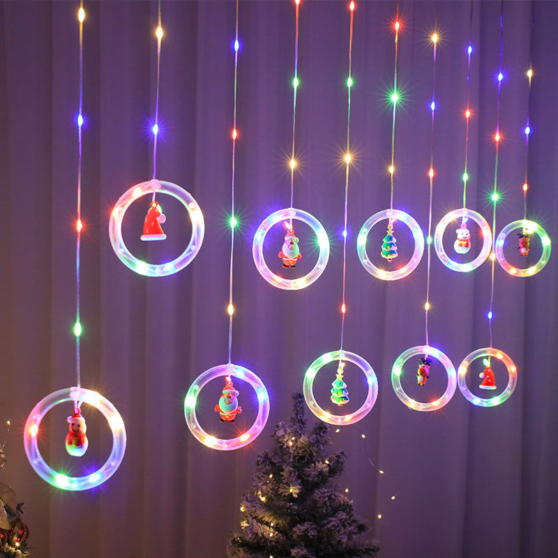 Christmas Curtain Lighting Chain Decoration view 25
