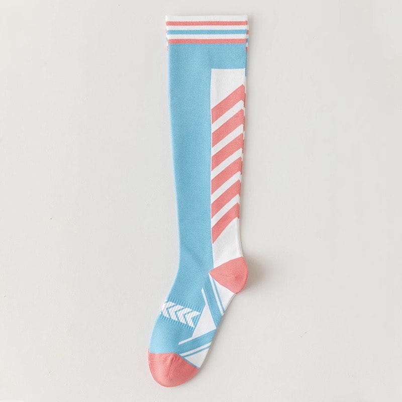 Sports Muscle Compression Socks Women's Elastic Long view 4