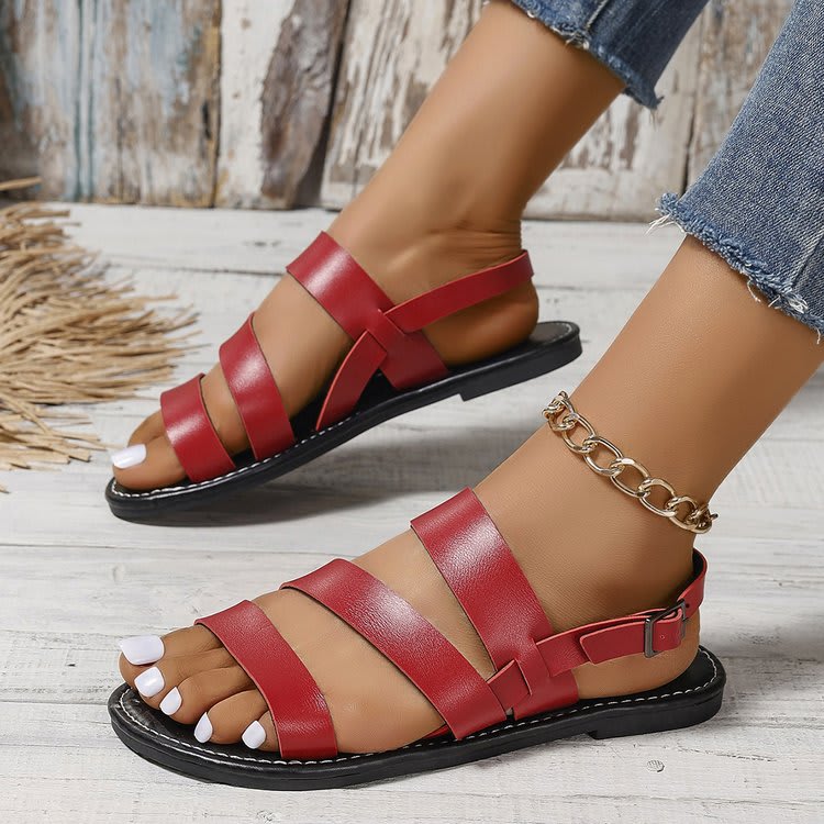 Fashion Round Toe European And American Beach Roman Women's Sandals view 23