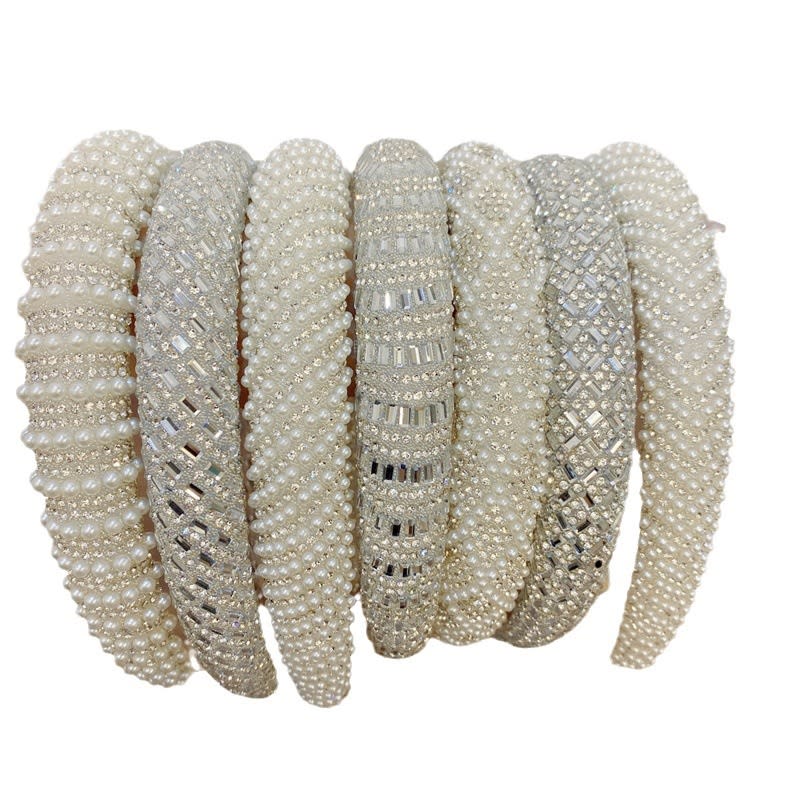 Heavy Industry Light Luxury New High-grade High-definition Pearl Headband view 3