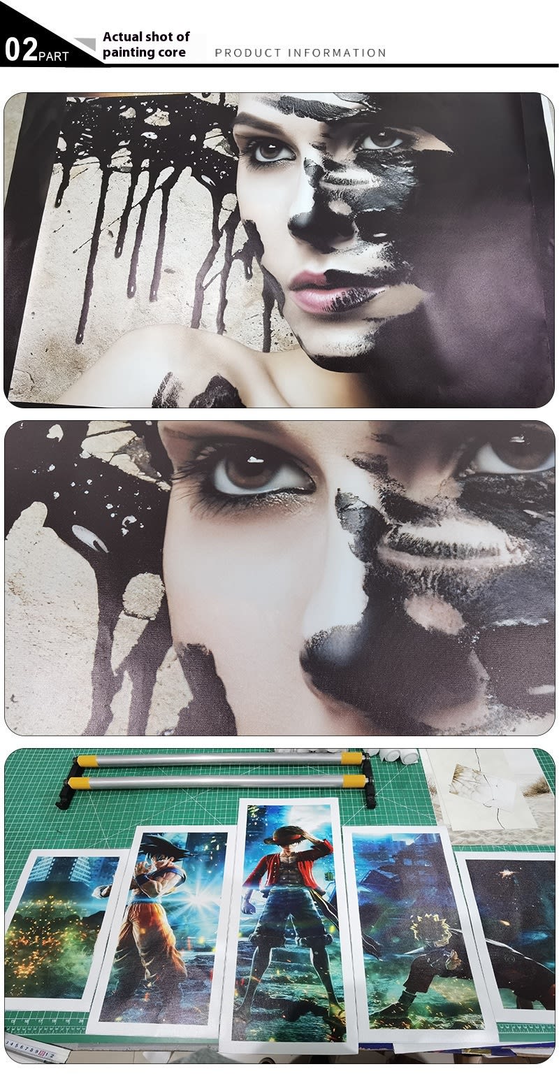 Three-piece Painting HD Inkjet Canvas Frameless Core view 21