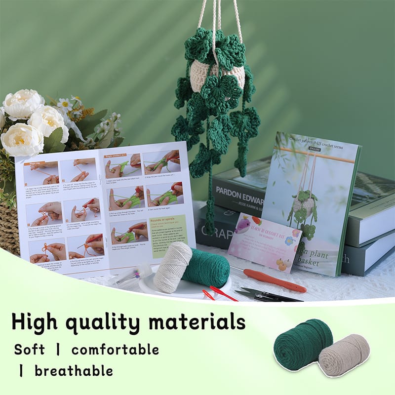 Decorative Plant Crochet Hook Material Package Pendant view 4