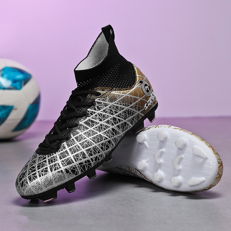 Soccer Shoes Long And Short Spikes Adult Student Race Shoes Training view 22